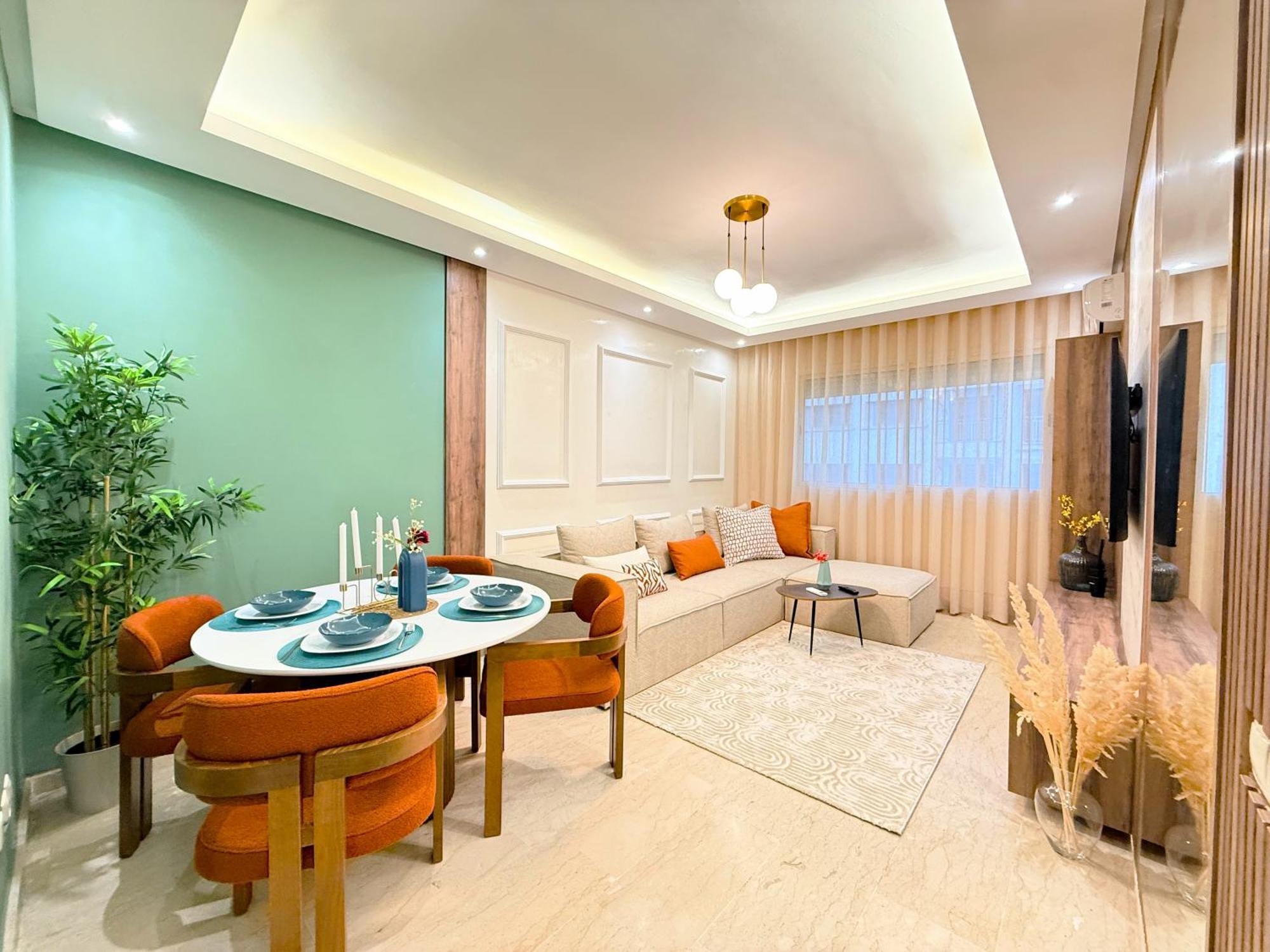 Cosy Greeny 3 Bdr - Downtown Near Oasis Train And Tramway Καζαμπλάνκα Εξωτερικό φωτογραφία